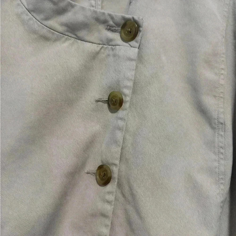 Pure Jill Elements Drapped Front Jacket Button Up… - image 3